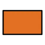 Deep Orange Flag SVG Icon
